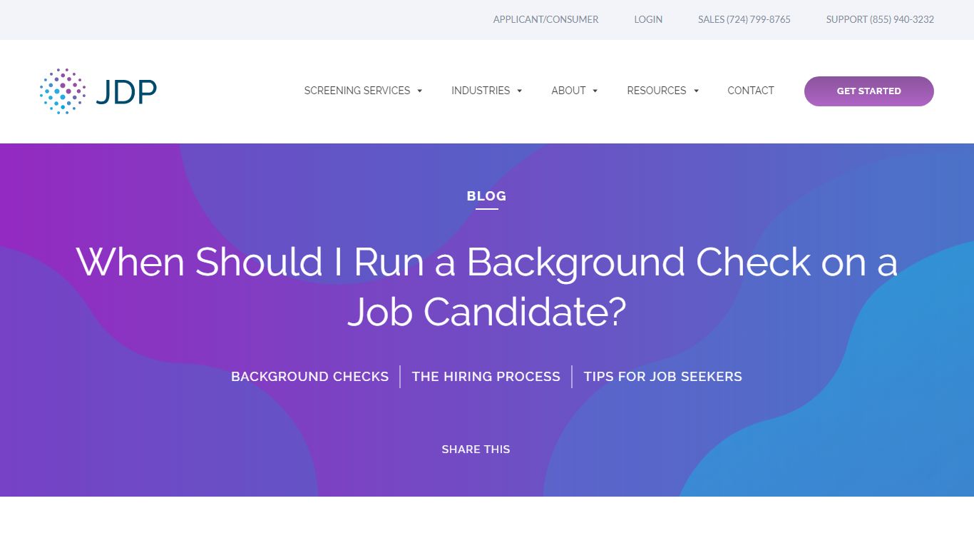 When Should I Run a Background Check on a Job Candidate?